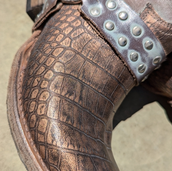 New Freebird Ramone boots, size 8 "Blush multi" - Picture 4 of 5